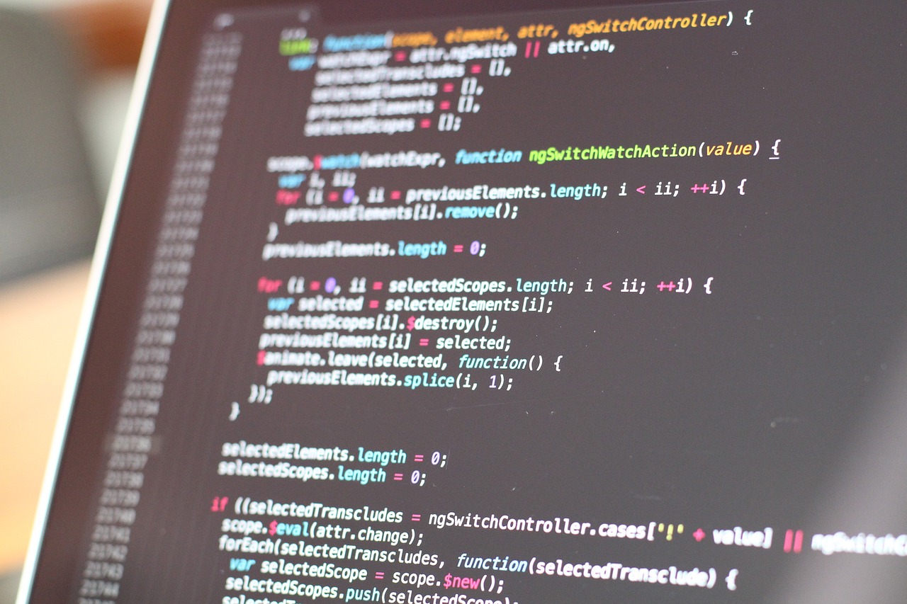 Programmieren Stockfoto
